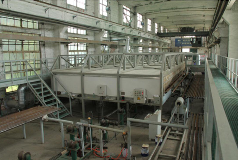 internal spraying production line